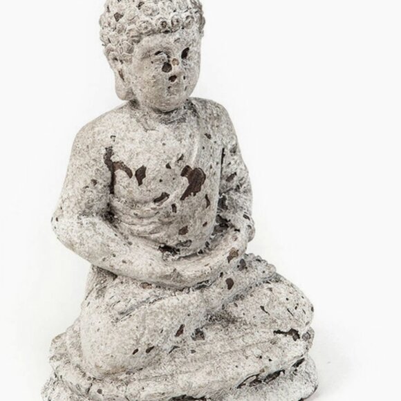 Cement Seated Buddha Statue | Tranquil Home & Garden Decor - Picture 5 of 6